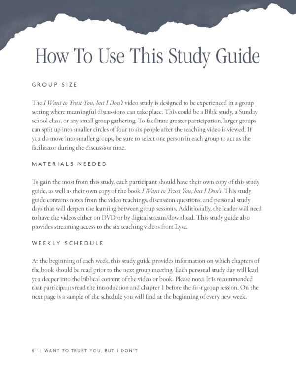 I Want to Trust You, but I Don't Bible Study Guide plus Streaming Video: Moving Forward When You’re Skeptical of Others, Afraid of What God Will Allow, and Doubtful of Your Own Discernment - Image 8