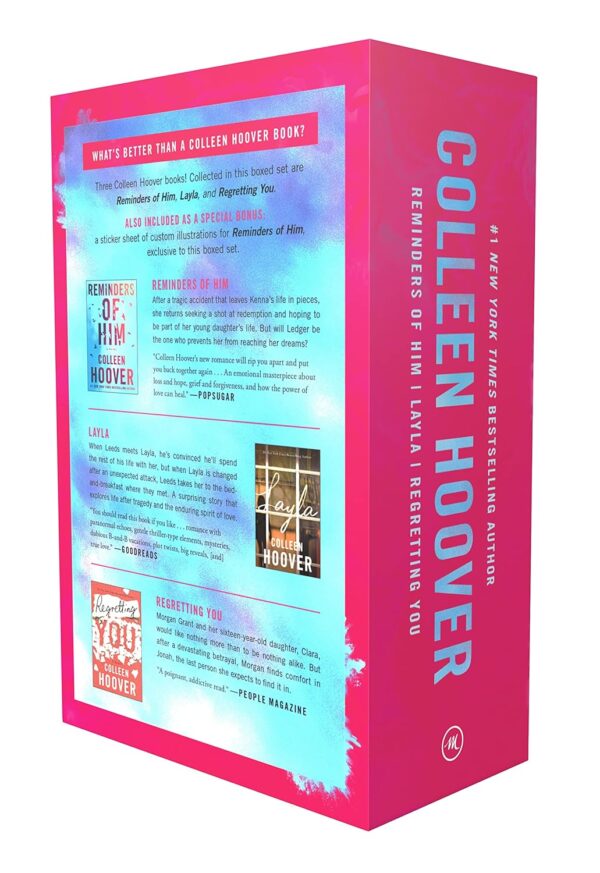 Colleen Hoover 3-Book Boxed Set: Reminders of Him, Layla, Regretting You - Image 3