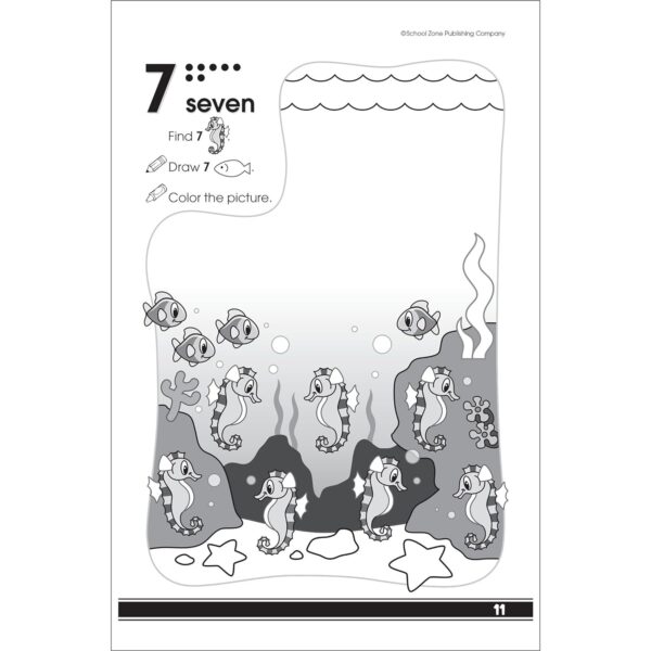 School Zone Get Ready for Preschool Workbook: Learn ABCs, Numbers, Colors, Counting, Rhyming, Phonics, Patterns, Matching, and More - Image 5
