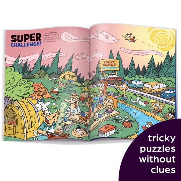 The Hardest Hidden Pictures Book Ever: 1500+ Tough Hidden Objects to Find, Extra Tricky Seek-and-Find Activity Book, Kids Puzzle Book for Super Solvers (Highlights Hidden Pictures) - Image 6