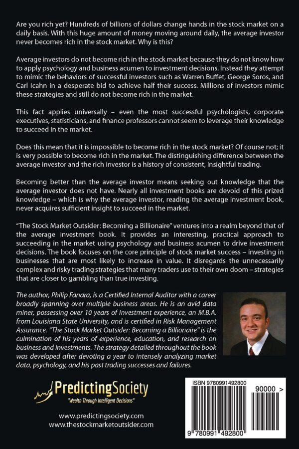The Stock Market Outsider: Becoming a Billionaire: Valuable, Practical Insight - Image 3