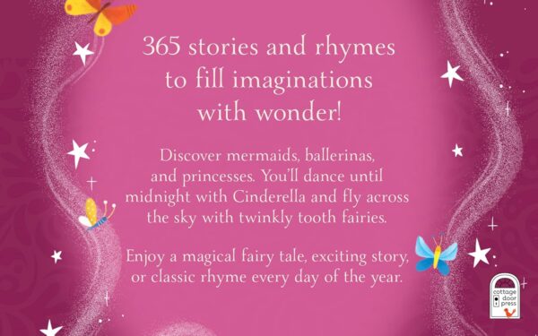 365 Stories and Rhymes - Tales of Magic and Wonder: Short Nursery Rhymes, Fairy Tales and Bedtime Collections for Little Girls and Princesses - Image 3