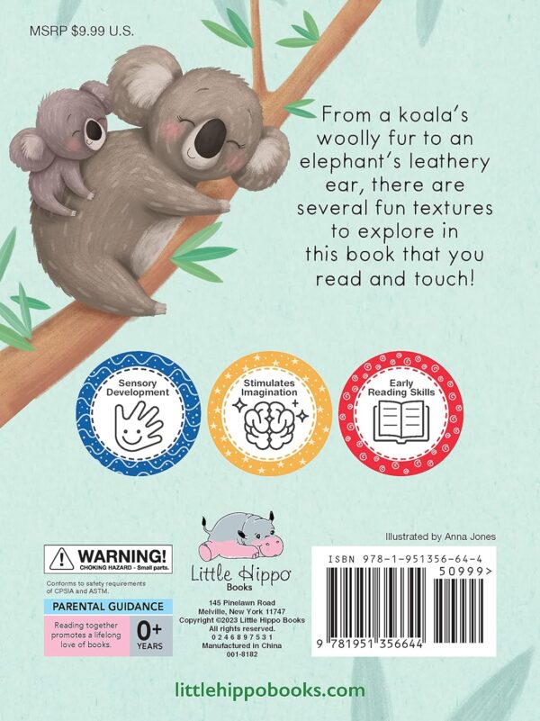 Wild Animals: A Touch and Feel Book - Children's Board Book - Educational - Image 3