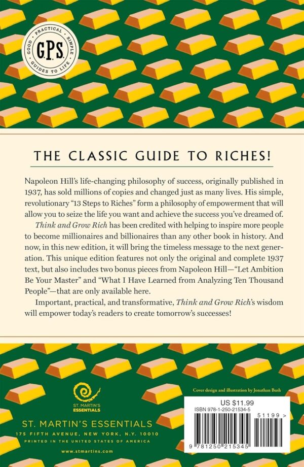 Think and Grow Rich: The Complete Original Edition Plus Bonus Material: (A GPS Guide to Life) (GPS Guides to Life) - Image 3