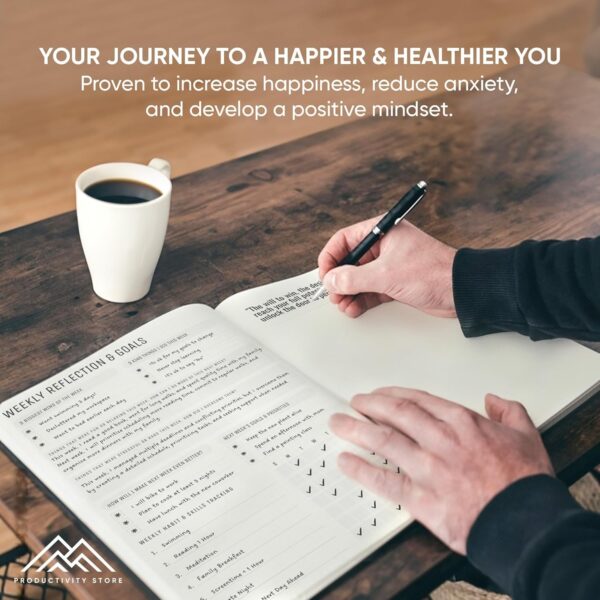 Best Daily Journal for Men & Women - Gratitude Journal, Manifestation Journal & Guided Journal with Prompts for Personal Growth by PRODUCTIVITY STORE (A5, Cream) - Image 7
