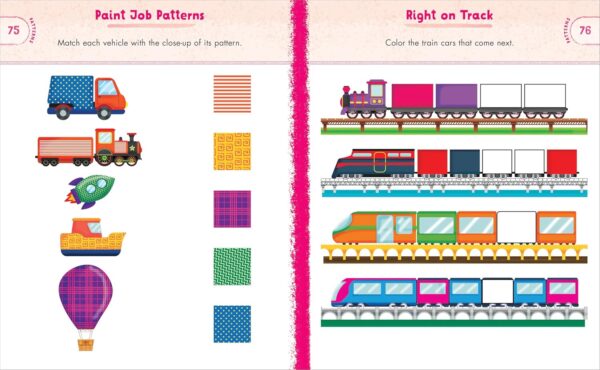 Preschool Activity Book Trucks, Cars, and Airplanes: 80 Games to Learn Letters, Numbers, Colors, and Shapes (School Skills Activity Books) - Image 6