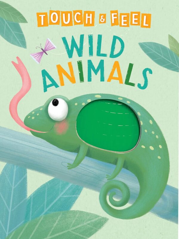 Wild Animals: A Touch and Feel Book - Children's Board Book - Educational - Image 2