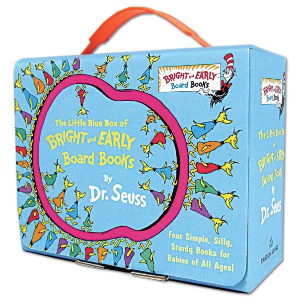 The Little Blue Boxed Set of 4 Bright and Early Board Books: Hop on Pop; Oh, the Thinks You Can Think!; Ten Apples Up On Top!; The Shape of Me and Other Stuff (Bright & Early Board Books) - Image 2