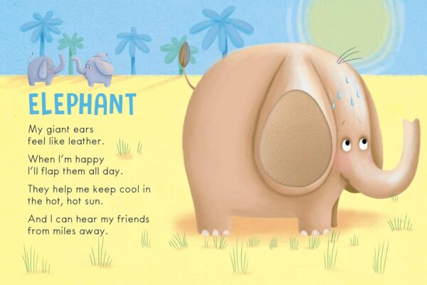 Wild Animals: A Touch and Feel Book - Children's Board Book - Educational - Image 8