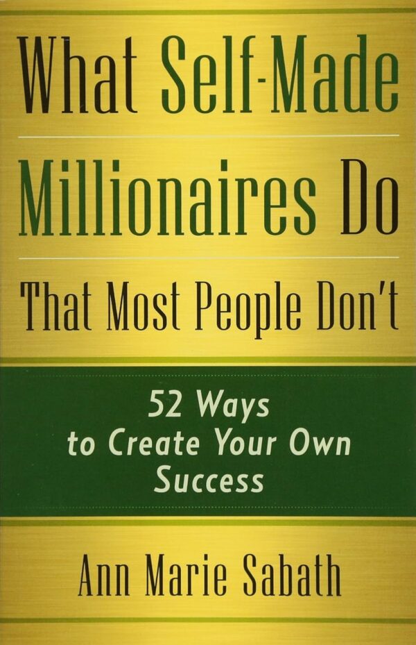 What Self-Made Millionaires Do That Most People Don't: 52 Ways to Create Your Own Success - Image 2