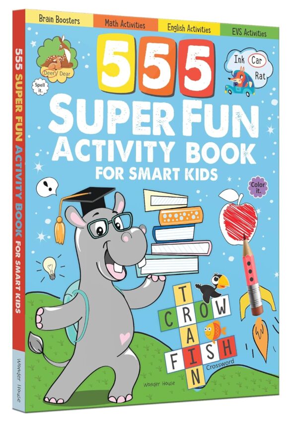 555 Super Fun Activity Book for Smart Kids - Image 2