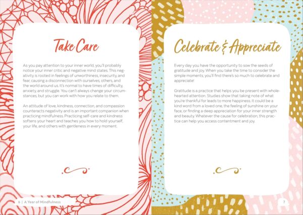 A Year of Mindfulness: A 52-Week Guided Journal to Cultivate Peace and Presence (A Year of Reflections Journal) - Image 3