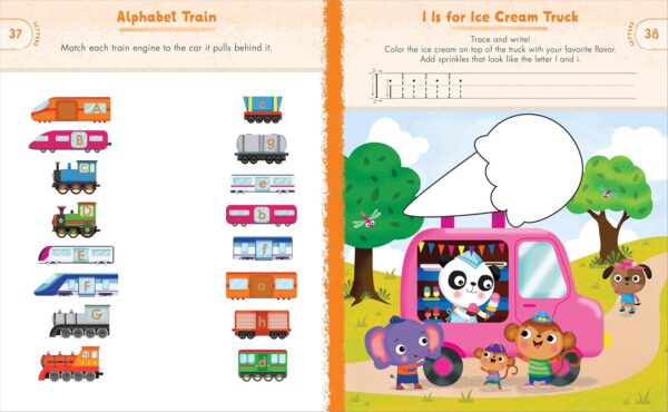 Preschool Activity Book Trucks, Cars, and Airplanes: 80 Games to Learn Letters, Numbers, Colors, and Shapes (School Skills Activity Books) - Image 7