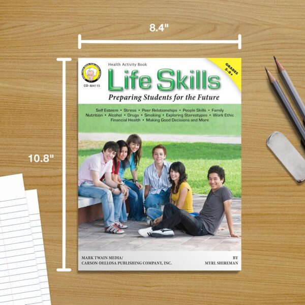 Mark Twain Life Skills Mental Health Workbook for Kids, Anxiety, Stress, and Social Emotional Learning for Kids Age 10+, Grades 5-8 Mental Health Books, Classroom or Homeschool Curriculum - Image 7