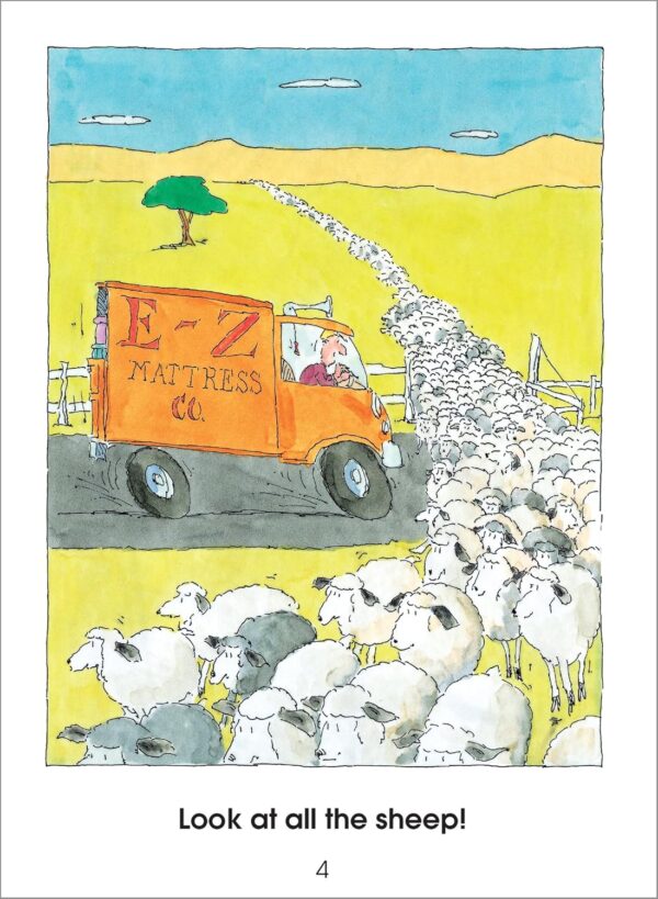 School Zone - Beep, Beep!, Start to Read!® Book Level 1 - Ages 4 to 6, Rhyming, Early Reading, Vocabulary, Simple Sentence Structure, Picture Clues, and More (School Zone Start to Read!® Book Series) - Image 6