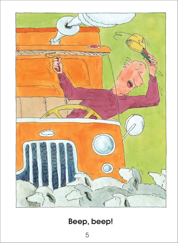 School Zone - Beep, Beep!, Start to Read!® Book Level 1 - Ages 4 to 6, Rhyming, Early Reading, Vocabulary, Simple Sentence Structure, Picture Clues, and More (School Zone Start to Read!® Book Series) - Image 7