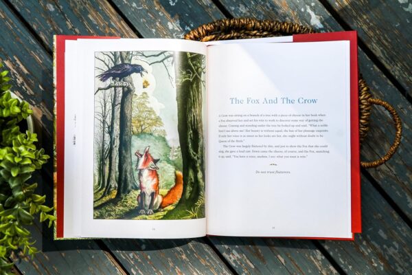 Aesop's Fables Hardcover: The Classic Edition by acclaimed illustrator, Charles Santore (Bedtime Stories With Moral Lessons) (Charles Santore Children's Classics) - Image 5
