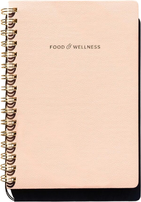 Kunitsa Co. Food and Exercise Journal for Women - Track Meals, Nutrition, and Weight Loss, 90 Days, Pink, 8.5 x 6 Inches - Image 2