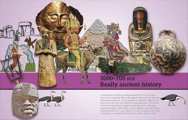 History Year by Year: The History of the World, from the Stone Age to the Digital Age (DK Children's Year by Year) - Image 3