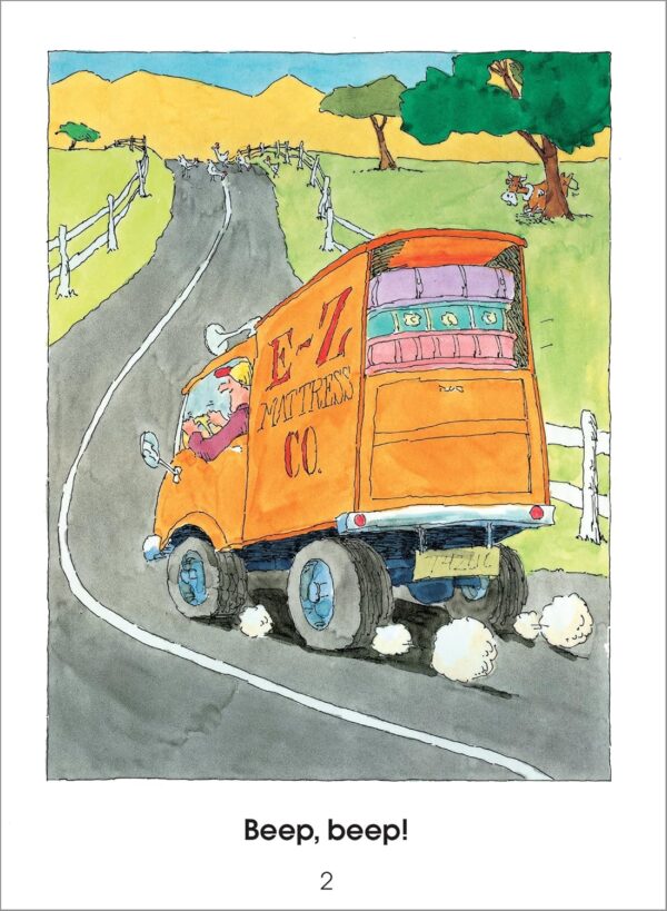 School Zone - Beep, Beep!, Start to Read!® Book Level 1 - Ages 4 to 6, Rhyming, Early Reading, Vocabulary, Simple Sentence Structure, Picture Clues, and More (School Zone Start to Read!® Book Series) - Image 4