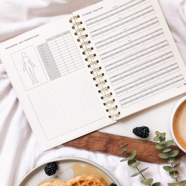 Kunitsa Co. Food and Exercise Journal for Women - Track Meals, Nutrition, and Weight Loss, 90 Days, Pink, 8.5 x 6 Inches - Image 7