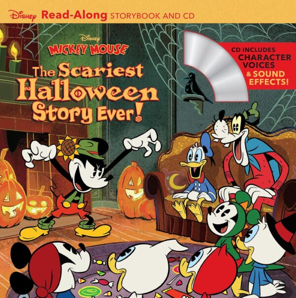 Disney Mickey Mouse: The Scariest Halloween Story Ever! ReadAlong Storybook and CD - Image 2